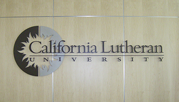 California Lutheran University Interior Sign